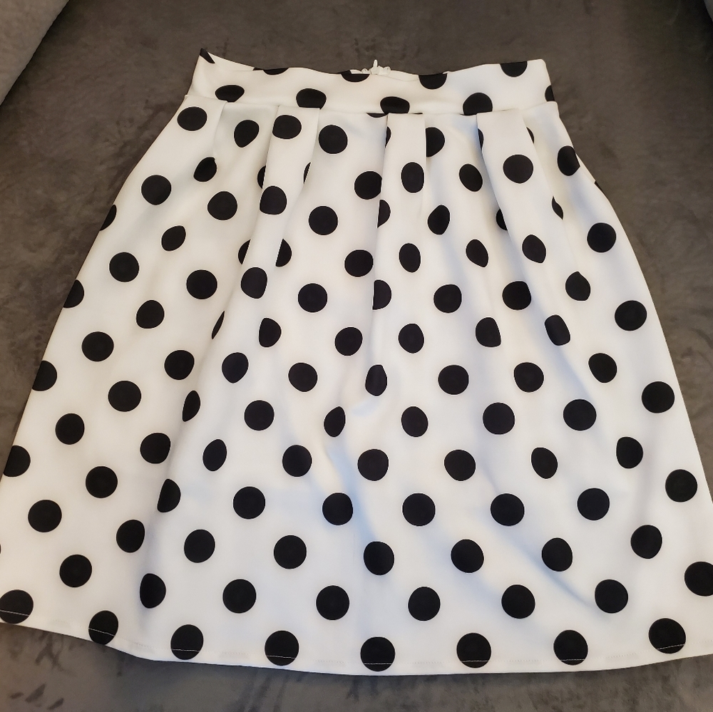Polka dot skirt